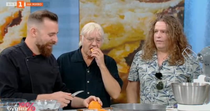 Какво е общото между шеф Микеле Беллотто и Deep Purple? Една сладка среща в ефир